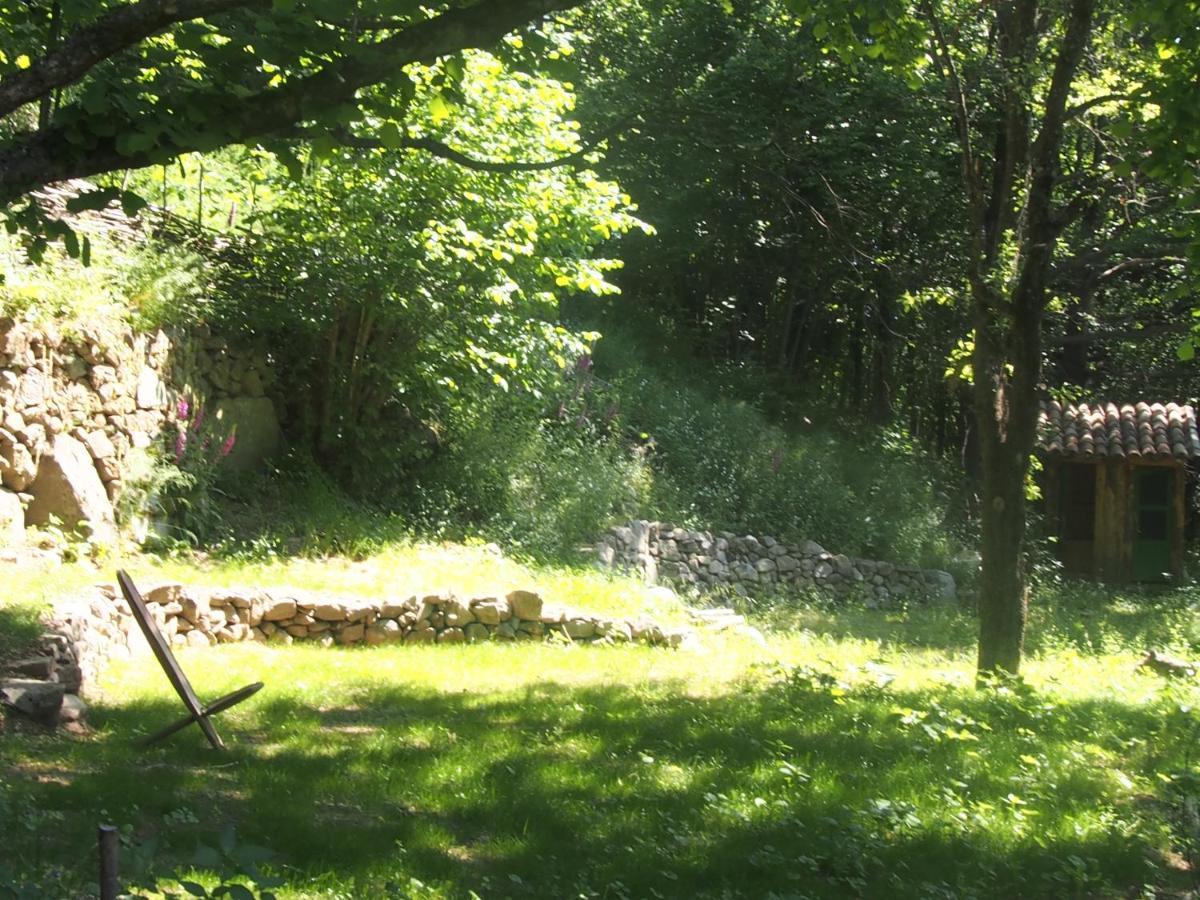 Grande Tente Tipi En Pleine Foret Burzet Zewnętrze zdjęcie